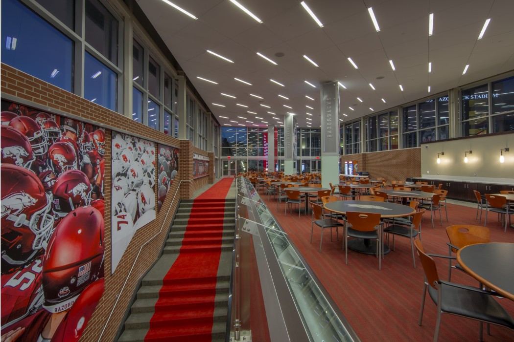 UA Fred W. Smith Football Center Polk Stanley Wilcox Architects