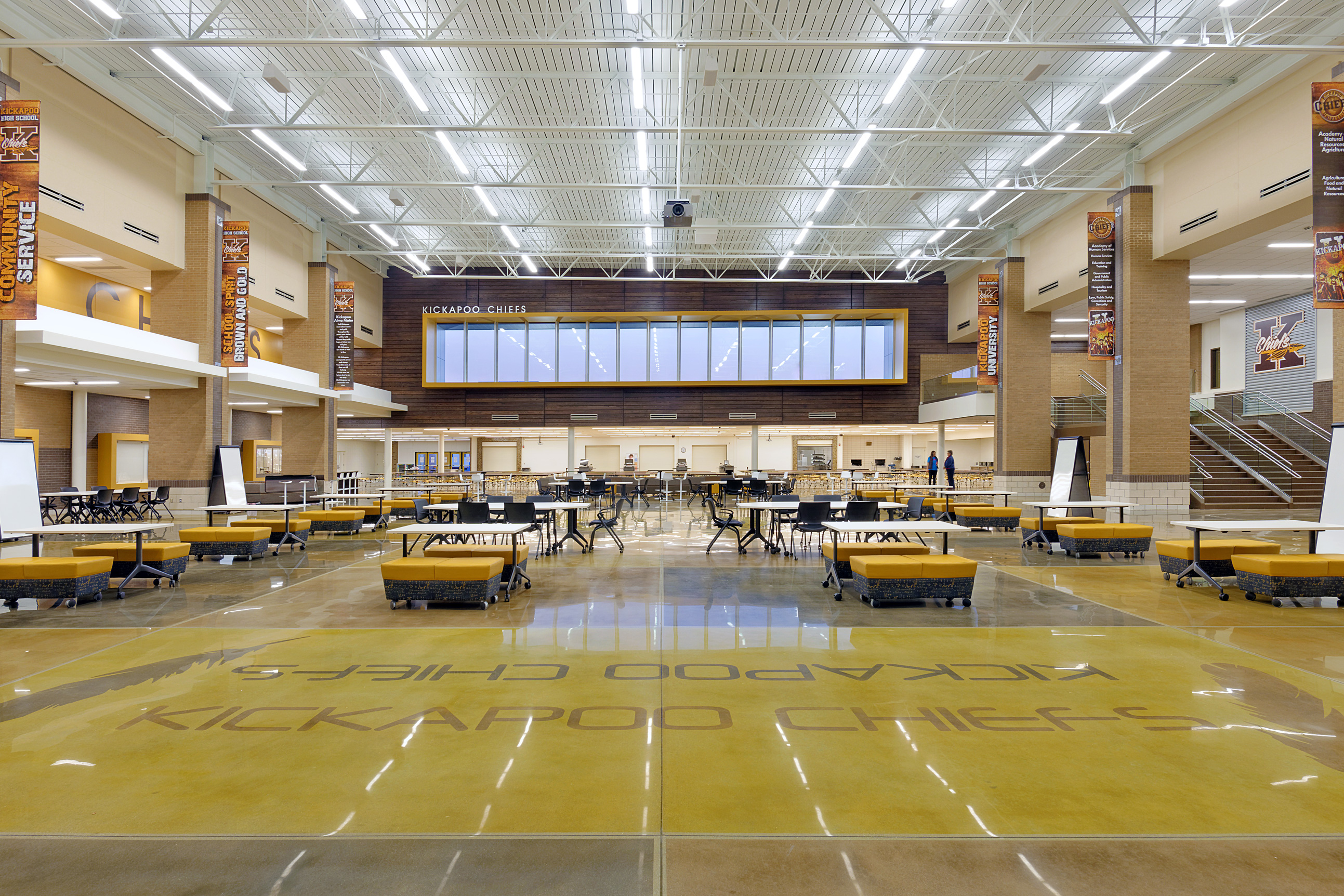 Kickapoo High School Commons & Cafeteria Renovation Polk Stanley