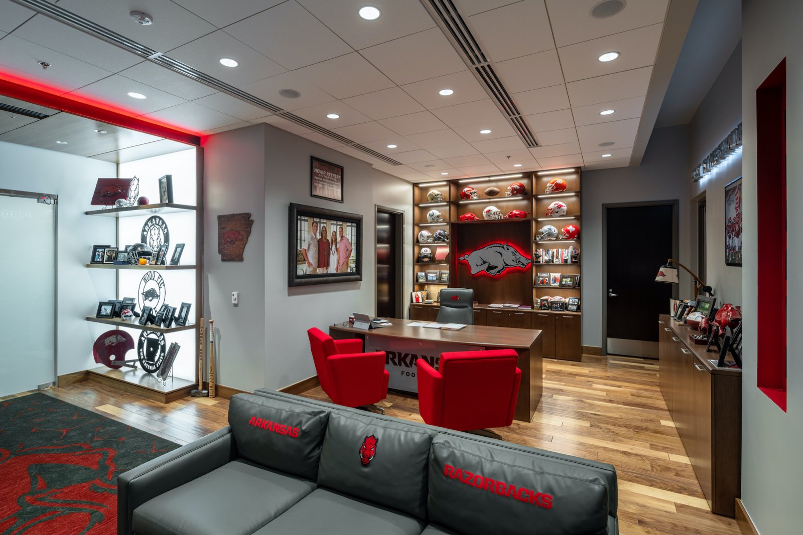 University of Arkansas, Head Coach Office Renovation polk stanley