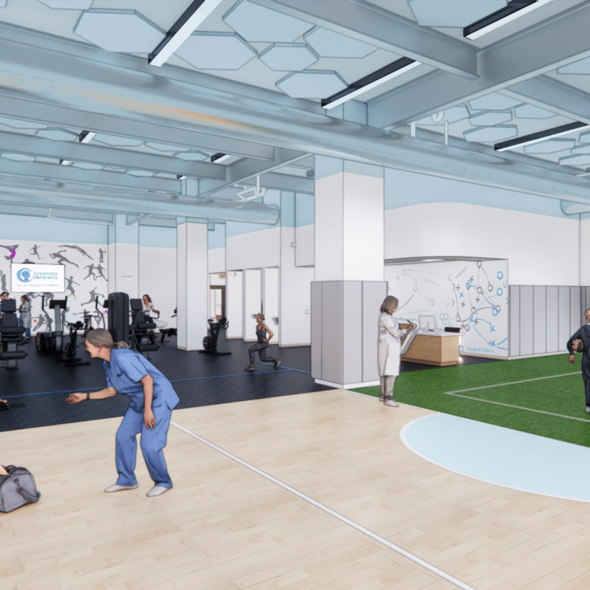 1st Floor Sports_Medicine_MainRendering